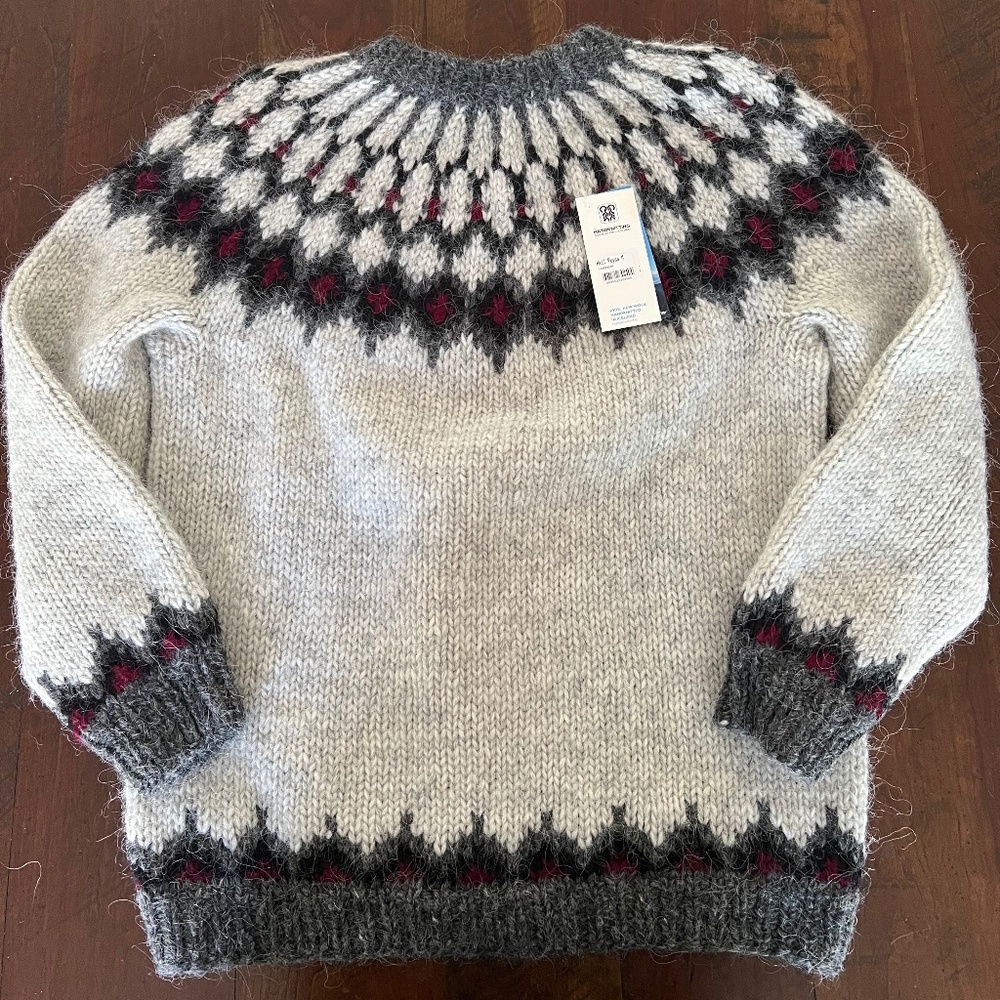 Heli Peysa Icelandic Handknit Wool Sweater | M | NWT | 1 of 1